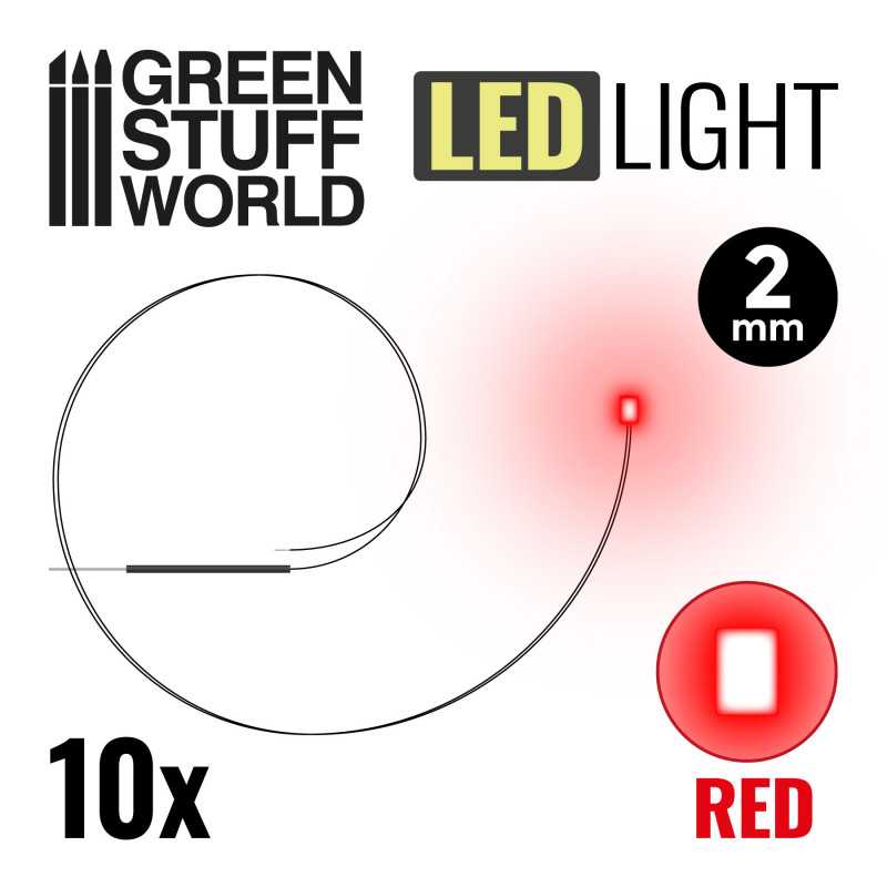 2mm LEDS - Red