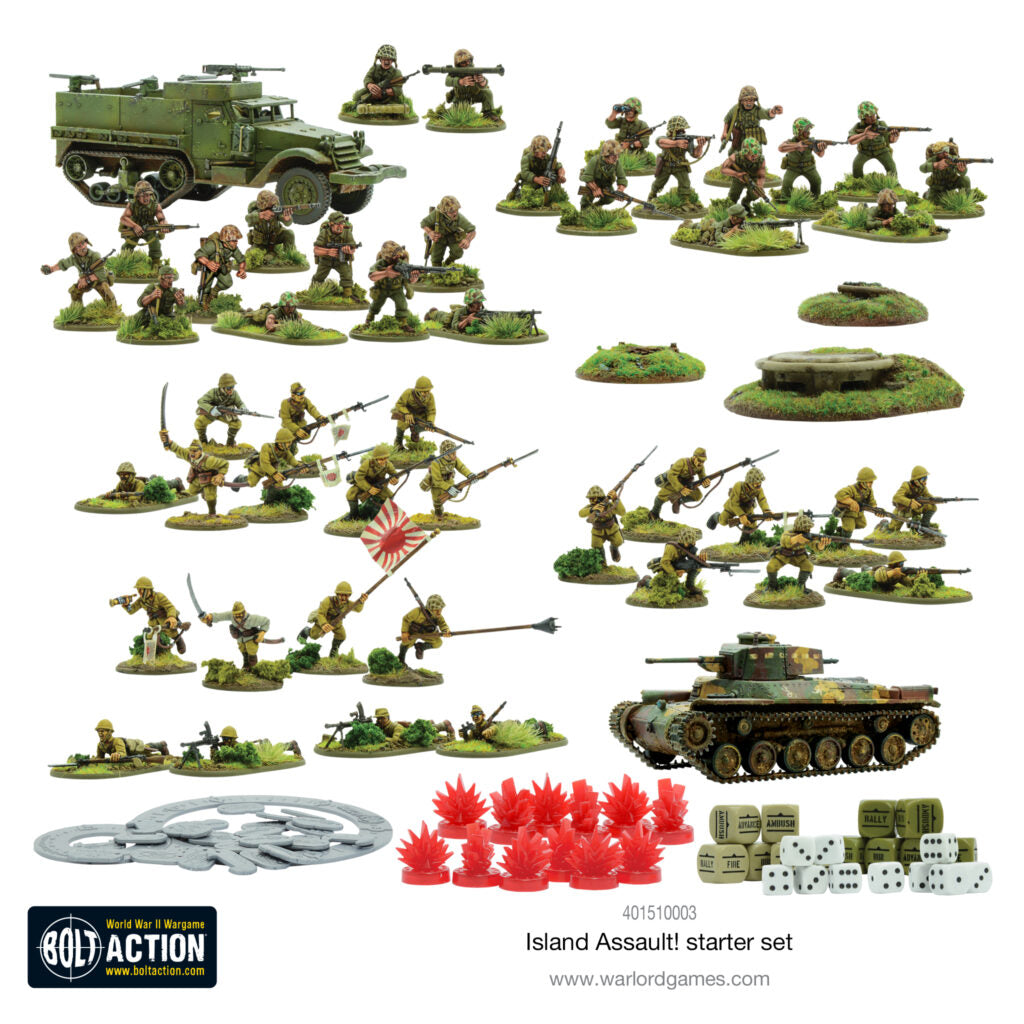 WLG BA Island Assault Starter Set 2nd Edition OOP