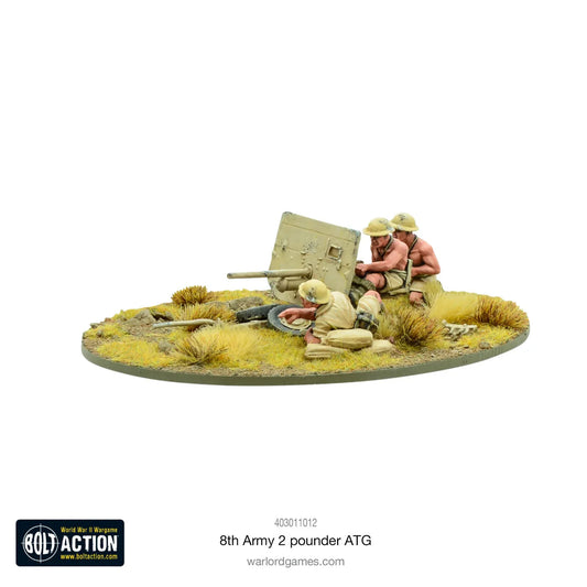 British 8th Army 2 Pounder ATG
