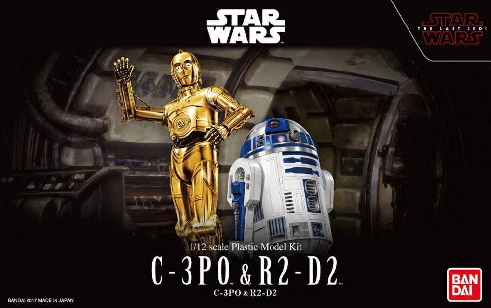 Bandai Star Wars Character Line 1/12 C-3PO & R2-D2