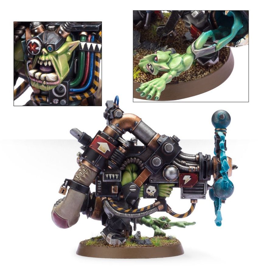 Orks - Big Mek with Shokk Attack Gun