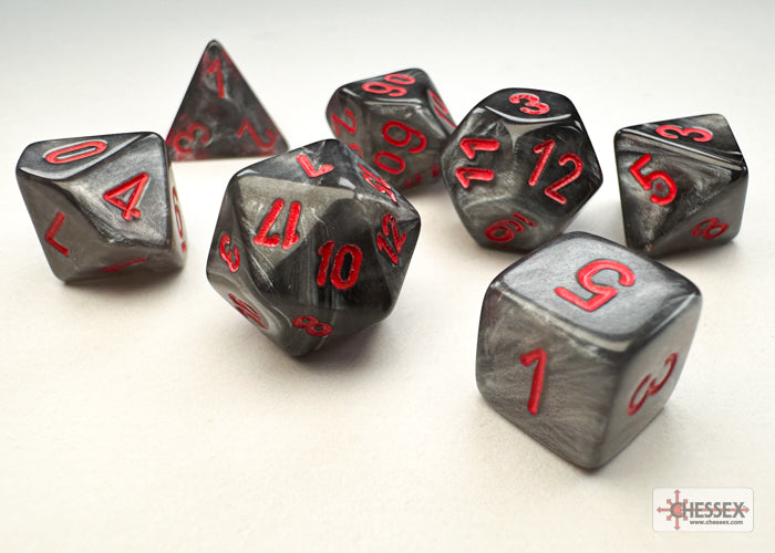 Chessex Mini: Velvet - Black/Red