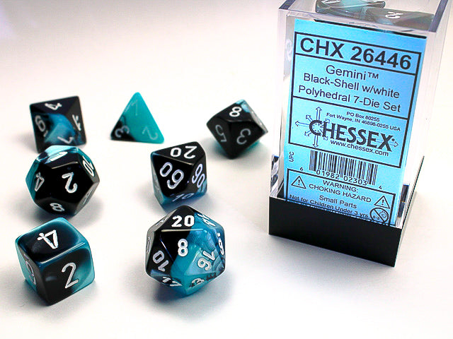 Chessex: Black-Shell/White