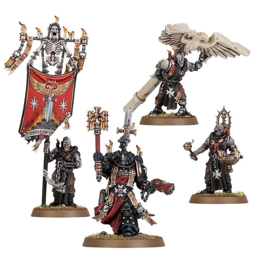 Black Templars - Champlain Grimaldus & Retinue