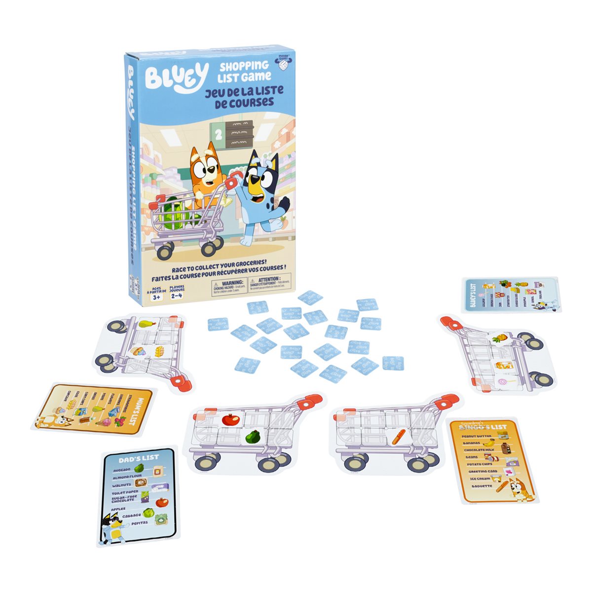 Bluey - Shopping List Game