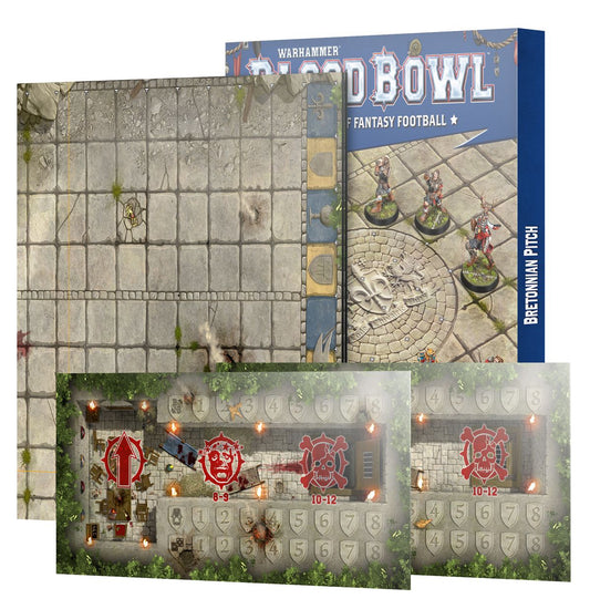 Bretonnian Pitch - Double-sided Pitch and Dugouts