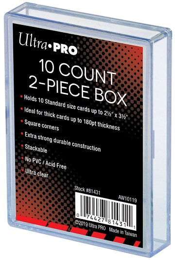 Ultra Pro - Card Storage Box - 2 Piece - 10 Count