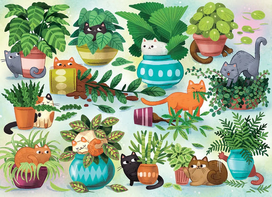 Cats vs. Plants - 500 Pieces