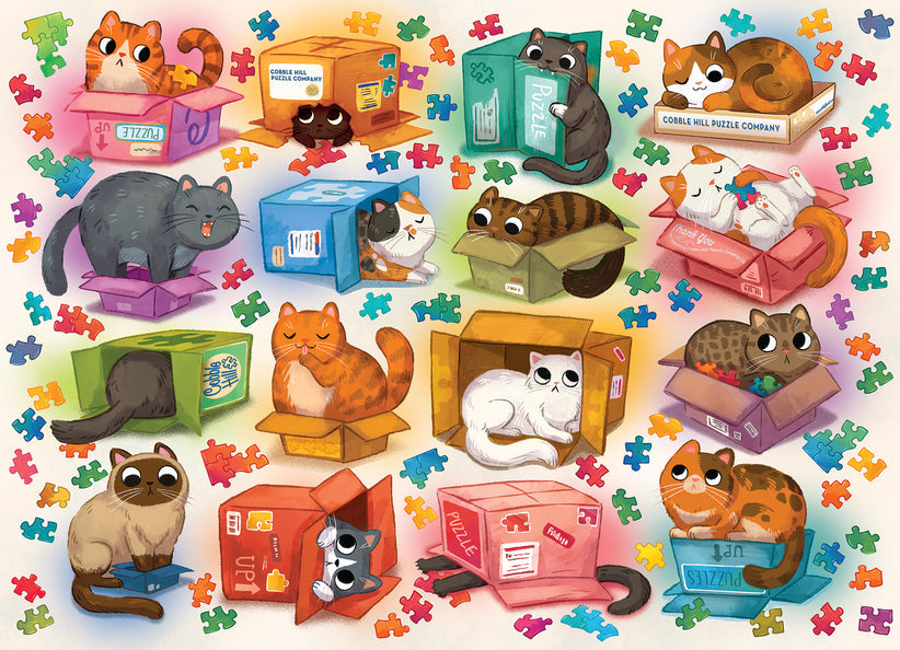 Cats vs. Puzzles - 1000 Pieces