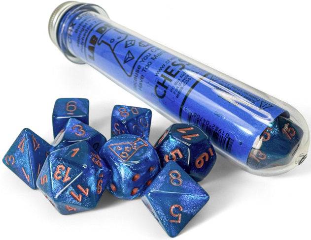 Chessex Lab DIce: Borealis Midnight/Copper