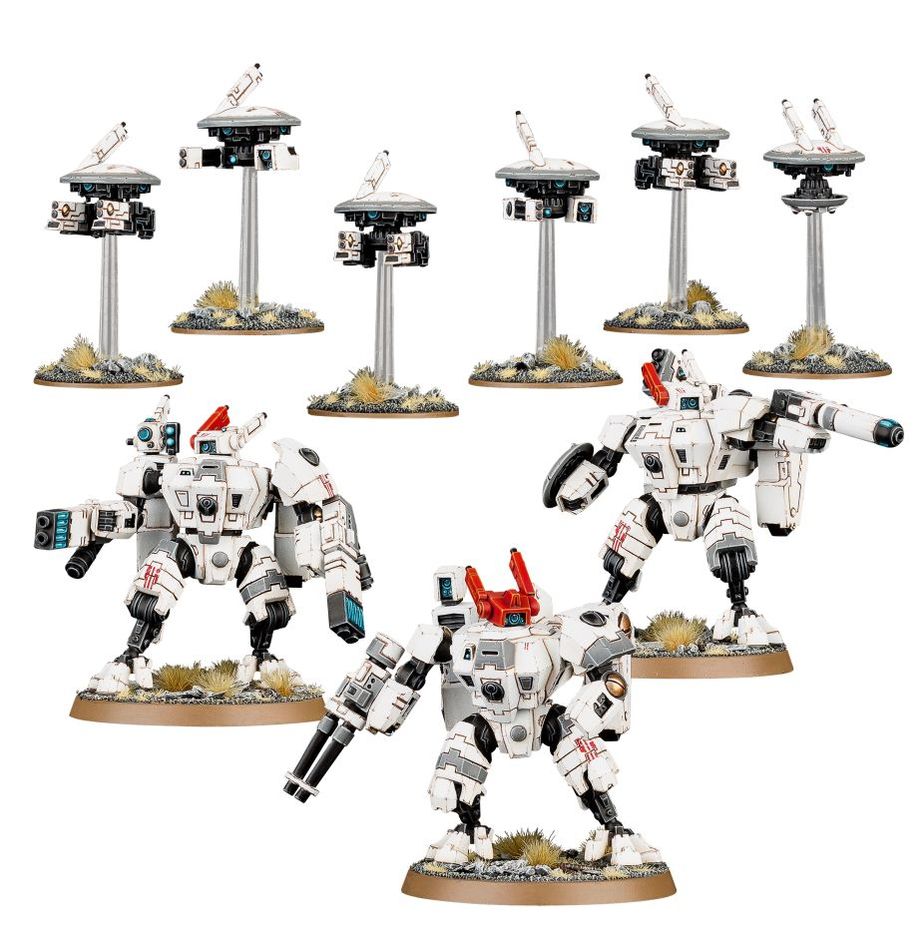 T'au Empire Crisis Battlesuits