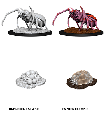 D&D - Giant Spider & Egg Clutch