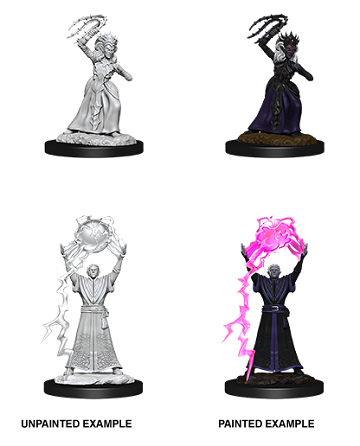 Wizkids - Drow Mage & Drow Priestess