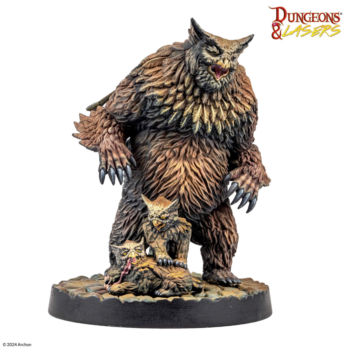 Dungeons & Lasers - Owlbear Family