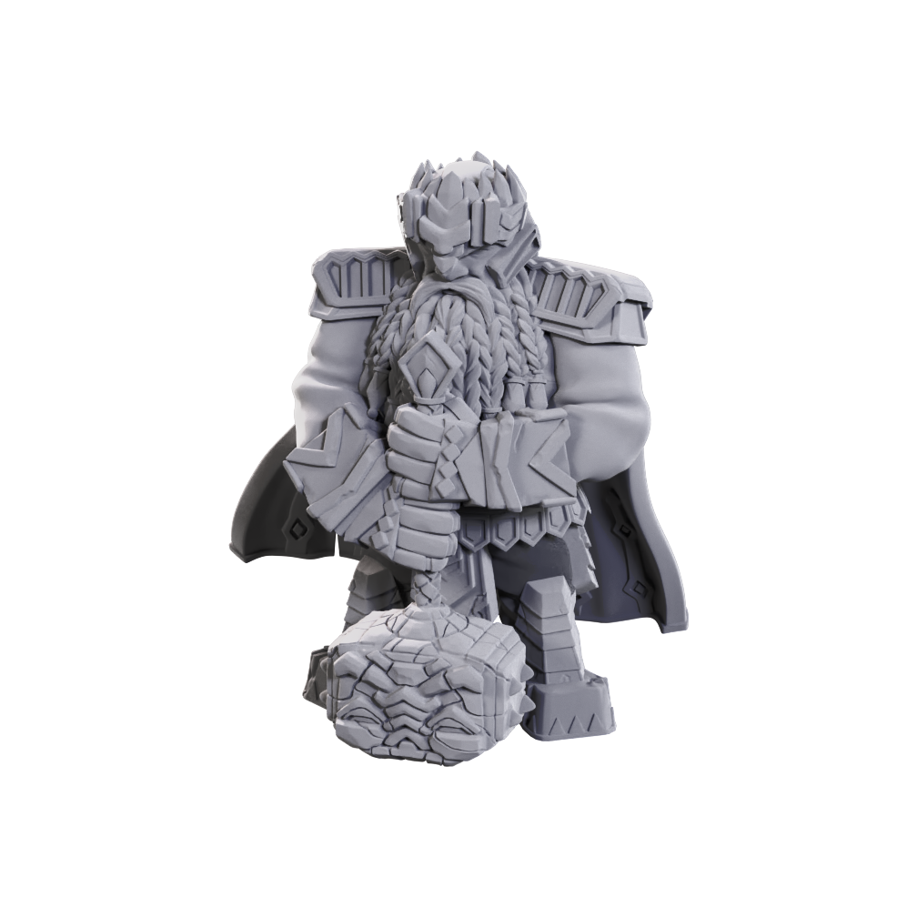 Pathfinder - High-Level Dwarf Champion (Male)