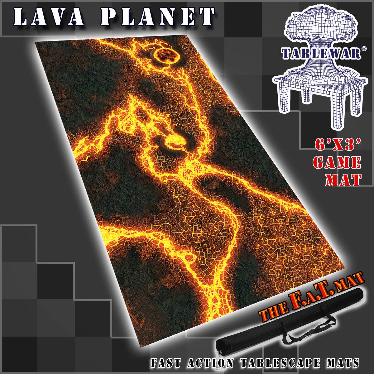 FAT Mat Lava Planet 6x3