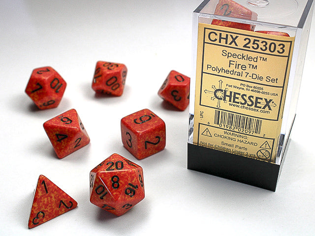 Chessex: Speckled Fire