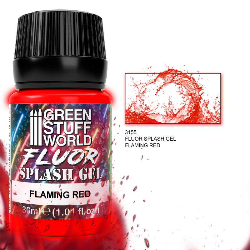 Fluor Splash Gel - Flamming Red