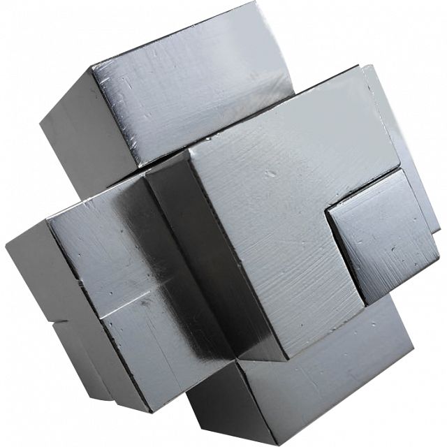 Fortress Metal Puzzle - Difficulty Level 9/10