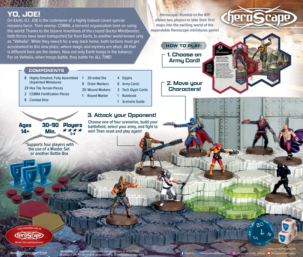 G.I. Joe Heroscape - Rumble at the Rift Starter Box