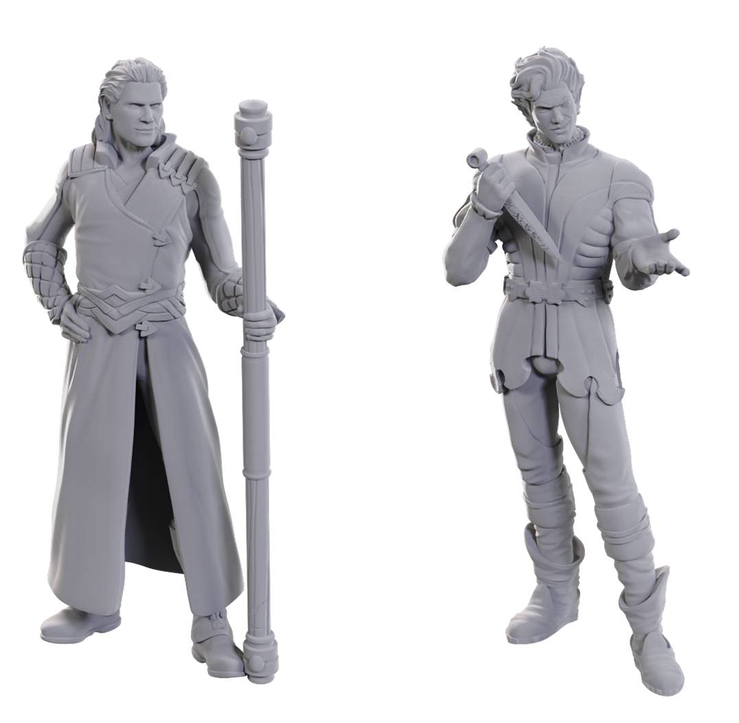 DND UNPAINTED MINIS SPECIAL EDITION BALDUR'S GATE 3 - GALE & ASTARION (36/144)