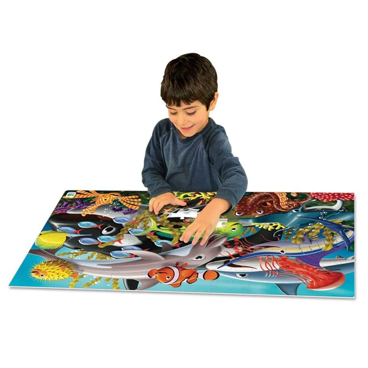 Glow in the Dark Puzzle - Sea Life (100 Pieces)