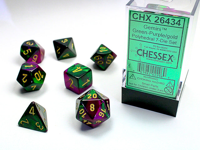 Chessex: Green-Purple/Gold