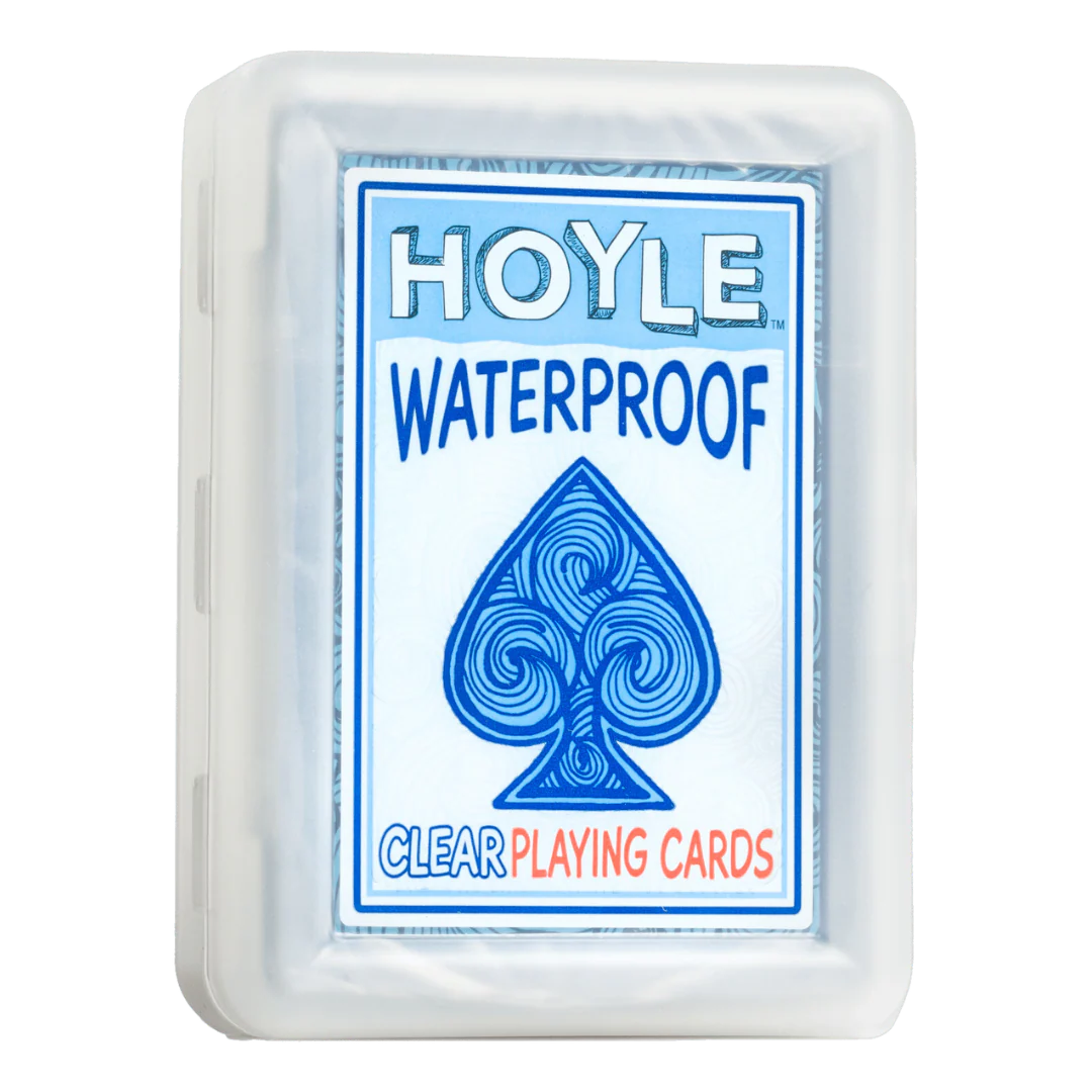 Hoyle Waterproof Clear Playing Cards