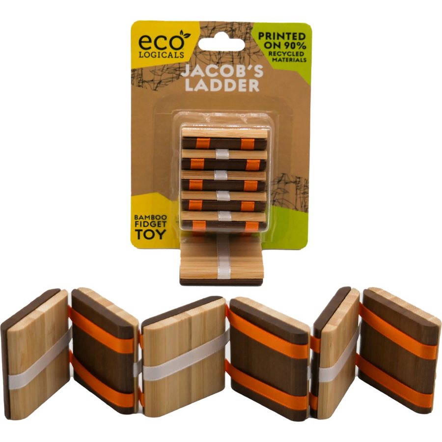 Eco Logicals Bamboo Fidget Toy: Jacob's Ladder
