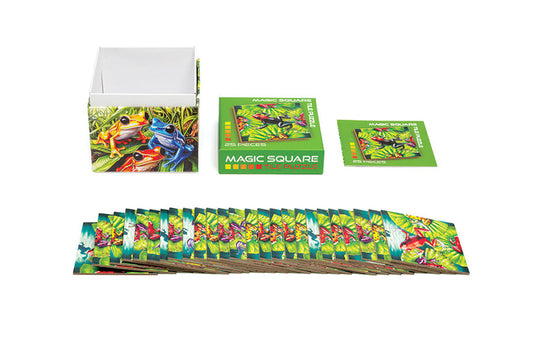 Magic Square Puzzle: Frogs - 25 Pieces