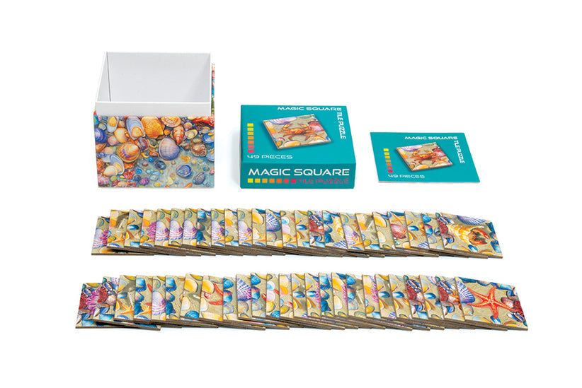 Magic Square Puzzle: Tidal Pool - 49 Pieces