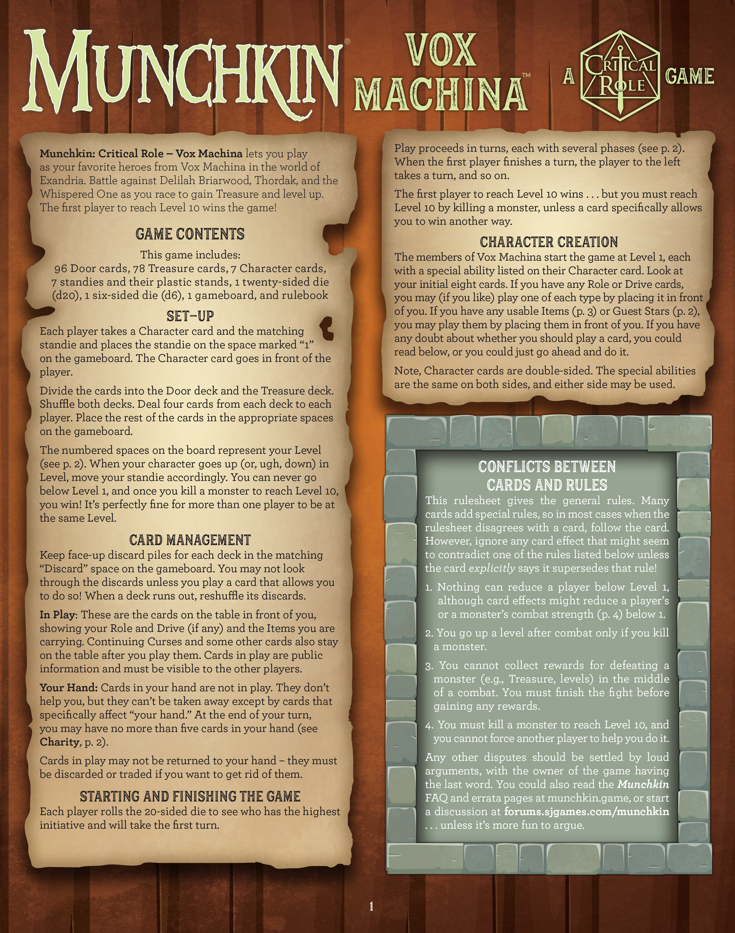 Munchkin - Vox Machina