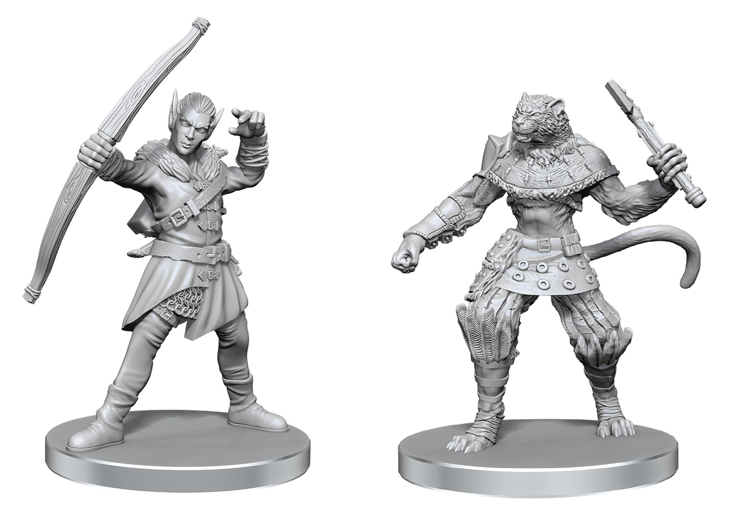 Pathfinder - Elf Hunter & Catfolk Bandit
