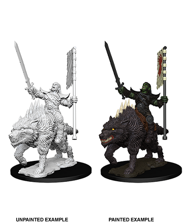 Pathfinder - Orc on Dire Wolf