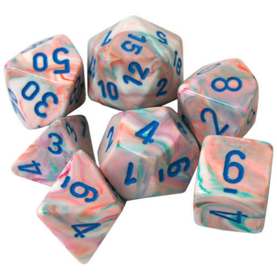 Chessex Mini: Festive - Pop Art/Blue