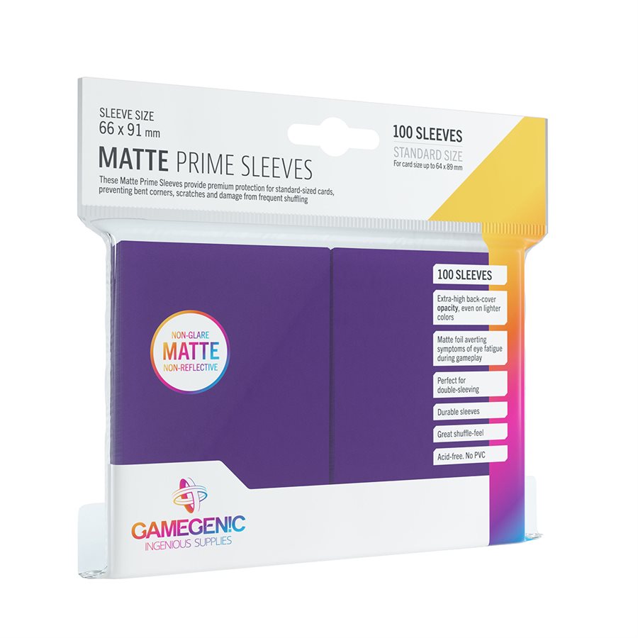 Matte Prime Sleeves 100 (Purple)