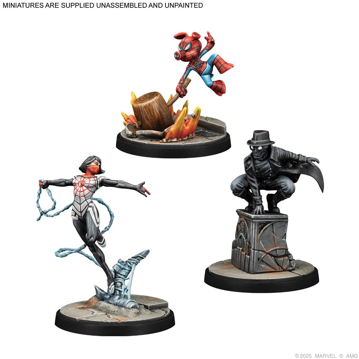 Silk, Spider-Ham & Spider-Man Noir