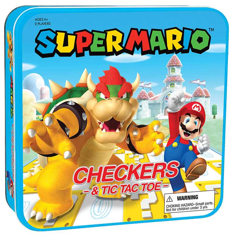 Super Mario: Checkers & Tic Tac Toe