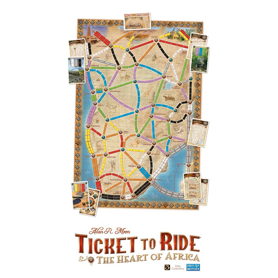 Ticket To Ride Map #3: Africa