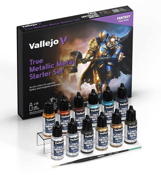 True Metallic Metal - Starter Paint Set