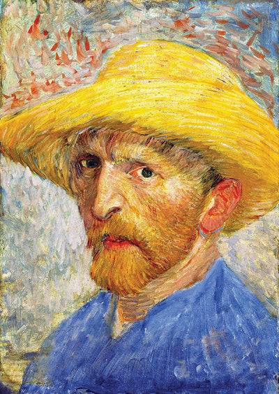Van Gogh: Self-portrait with a Straw Hat - 1000 Pieces