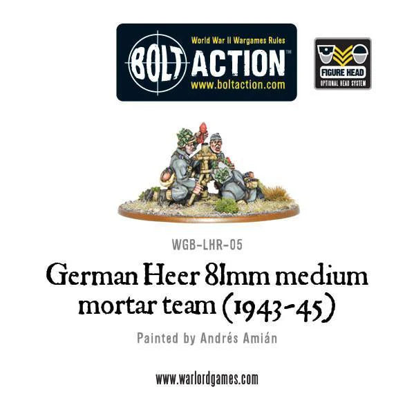 German Heer 81mm Medium Mortar (1943-45)