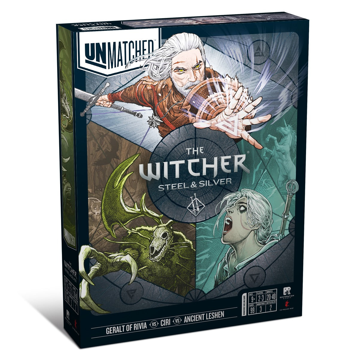 Unmatched: The Witcher - Steel & Silver