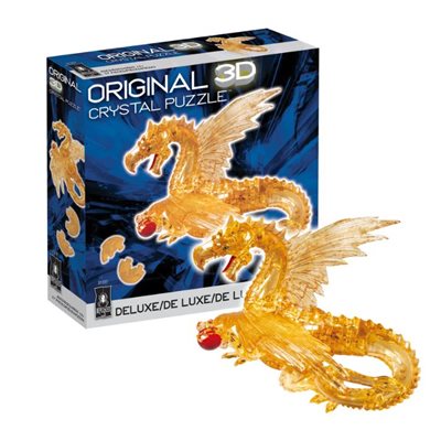 3D Crystal Puzzle: Golden Dragon