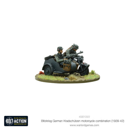 Blitzkrieg German Kradschutzen Motorcycle Combo