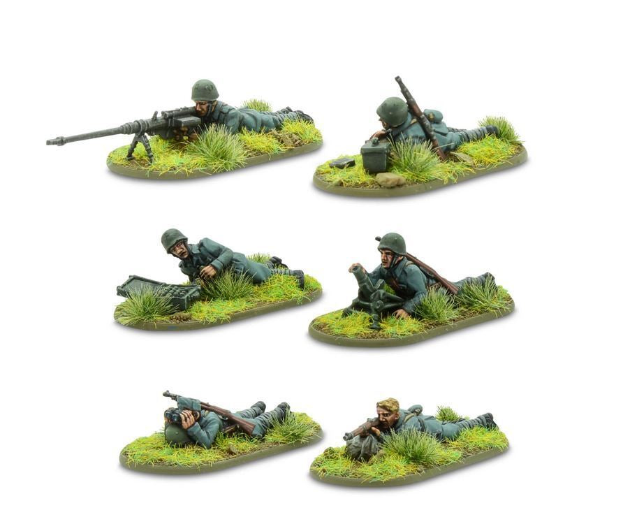 Italian Army - Sniper, Light Mortar and Anti Tank Rifle Teams (metal)