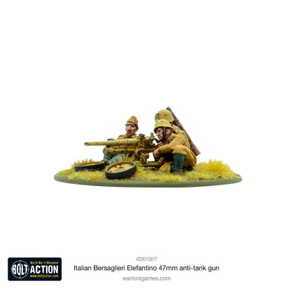 Italian Bersaglieri Elefantino 47mm Anti-Tank Gun
