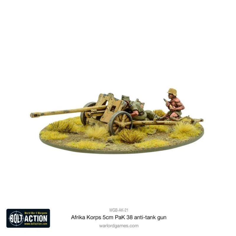 Afrika Korps - 5cm Pak38 Anti-Tank Gun
