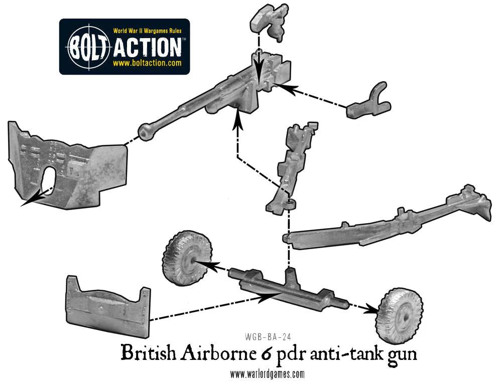 British 8th Army 6 Pounder ATG