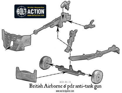 British 8th Army 6 Pounder ATG